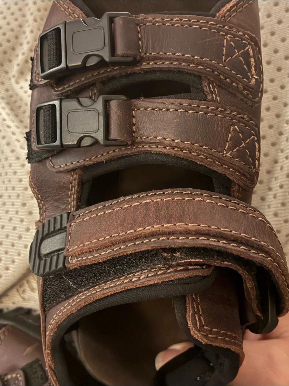 Preowned, lightly used Sonoma mongoose  all-terrain men’s hiking sandals size 7M